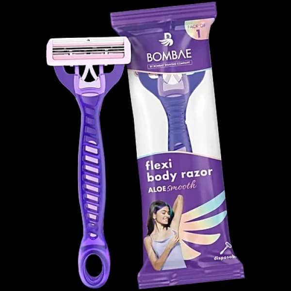 Bombae Flexi Body Razor Aloe Smooth Reusable / বোম্বাই ফ্লেক্সি বডি রেজার অ্যালো