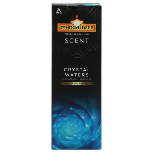 Mangaldeep Scent Crystal Waters Agarbatti 24 Sticks / মঙ্গলদীপ সেন্ট ক্রিস্টাল ওয়াটার্স আগরবাতি ২৪টি স্টিকস