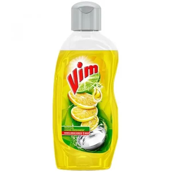 Vim Lemon Dishwash Liquid Gel Bottle / ভিম লেমন ডিশওয়াশ লিকুইড জেল বোতল
