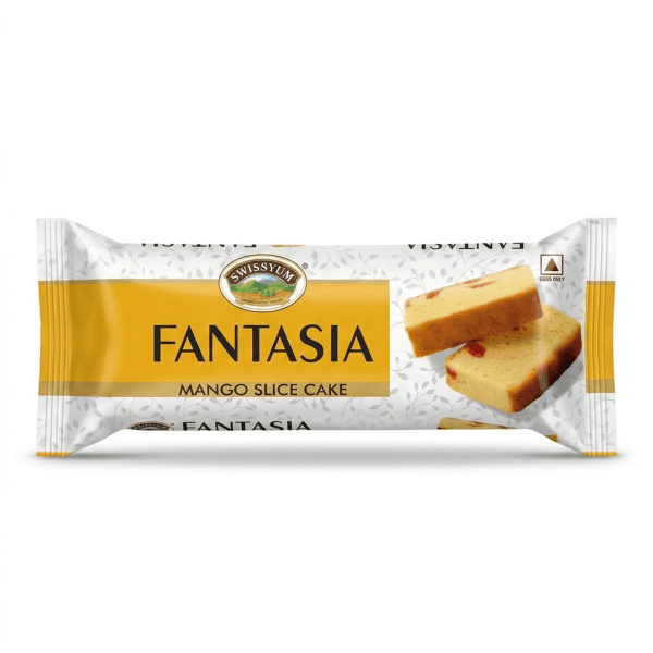 Swissyum  Fantasia Mango Slice Cake / সুইসিয়াম ফ্যান্টাসিয়া ম্যাঙ্গো স্লাইস কেক