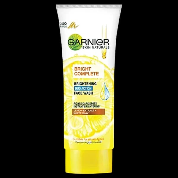 Garnier bright Complete brightening Face Wash / গার্নিয়ার ব্রাইট কমপ্লিট ব্রাইটেনিং ভিটামিন সি + লেমন ফেস ওয়াশ