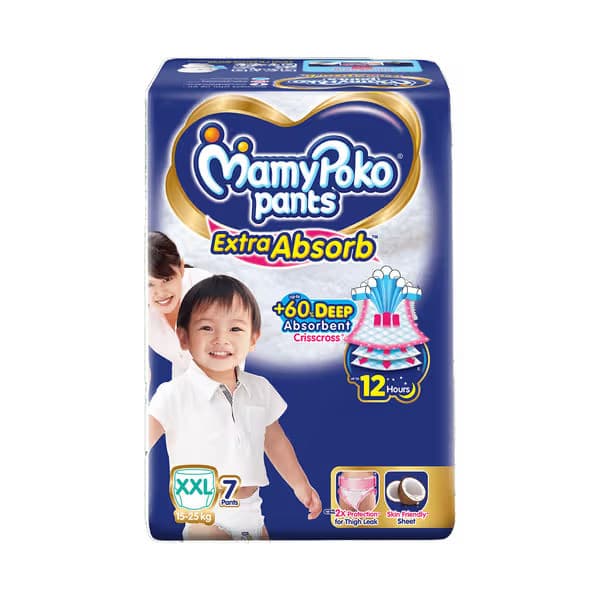 Mamypoko Pant Diaper XXL, 15-25 Kg / ম্যামিপোকো প্যান্ট ডায়াপার XXL, ১৫–২৫ কেজি