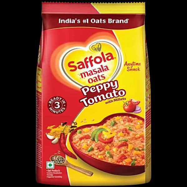 Saffola Peppy Tomato Masala Oats / সাফোলা পেপি টমেটো মসলা ওটস