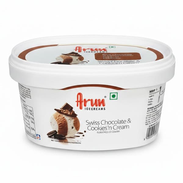 Arun Cream N Cookie & Swiss Choco Dual Tub / অরুণ ক্রিম এন কুকি এবং সুইস চকো ডুয়াল টব