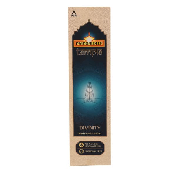 Mangaldeep Temple Divinity Incense Sticks / Agarbatti (24 Sticks) / মঙ্গলদীপ টেম্পল ডিভিনিটি ইনসেন্স স্টিকস / আগরবাতি (২৪টি স্টিকস)