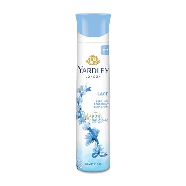 Yardley London Lace Perfumed Deo For Women / ইয়ার্ডলি লন্ডন লেস পারফিউম ডিও ফর ওমেন