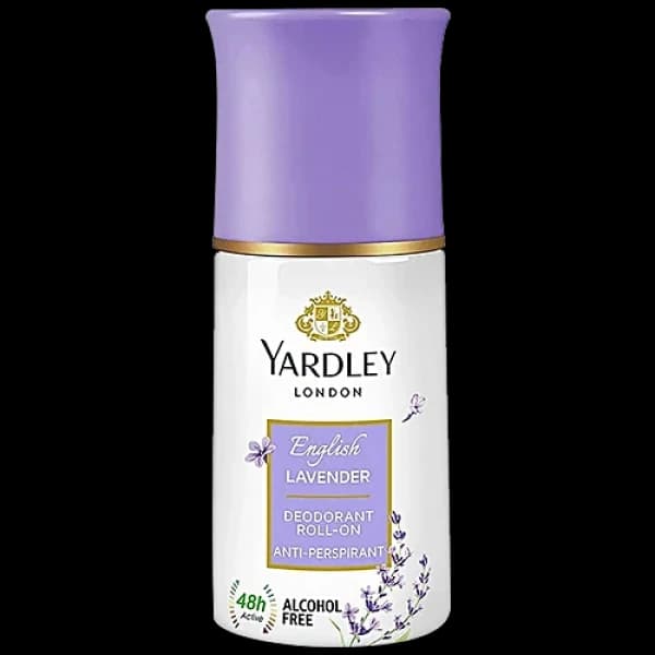 Yardley London English Lavender Anti-Perspirant Deodorant Roll-On / ইয়ার্ডলি লন্ডন ইংলিশ ল্যাভেন্ডার অ্যান্টি-পার্সপিরান্ট ডিওডোরান্ট রোল-অন