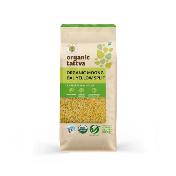 Organic Tattva Moong Dal Split / অর্গানিক তৎবা মুগ ডাল স্প্লিট