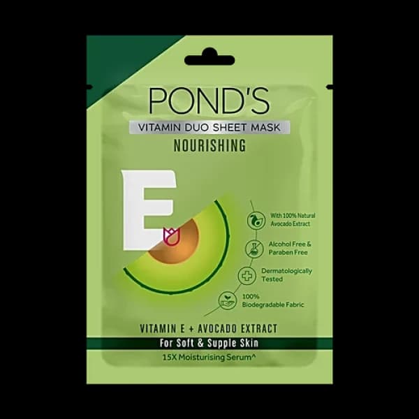 Pond's Nourishing Avocado Sheet Mask for Soft & Supple Skin / পন্ডস অ্যাভোকাডো শীট মাস্ক