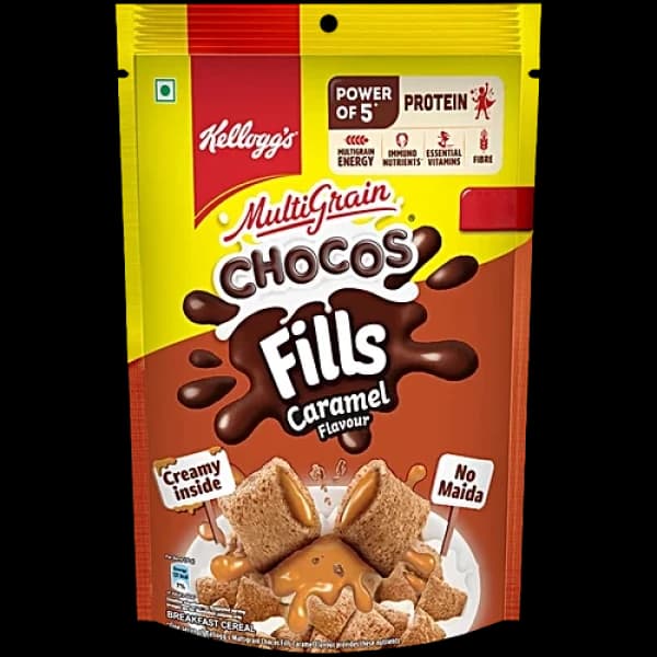 Kellogg's Multigrain Choco Fills Caramel Flavour / কেলগস মাল্টিগ্রেইন চোকো ফিলস ক্যারামেল ফ্লেভার