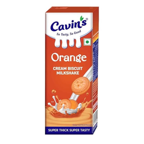 Cavin's Orange Cream Biscuit Milkshake / ক্যাভিনস অরেঞ্জ ক্রিম বিস্কুট মিল্কশেক