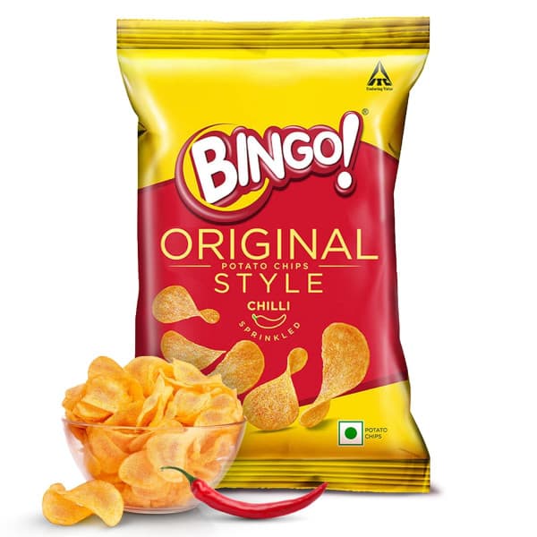 Bingo Original Style Chilli Sprinkled Potato Chips / বিঙ্গো অরিজিনাল পটেটো চিপস