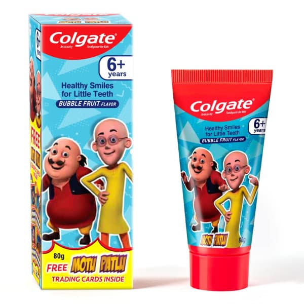Colgate Kids 6+ Years Toothpaste Bubble Fruit Flavour / কোলগেট কিডস ৬+ বছর বাবল ফ্রুট ফ্লেভার টুথপেস্ট