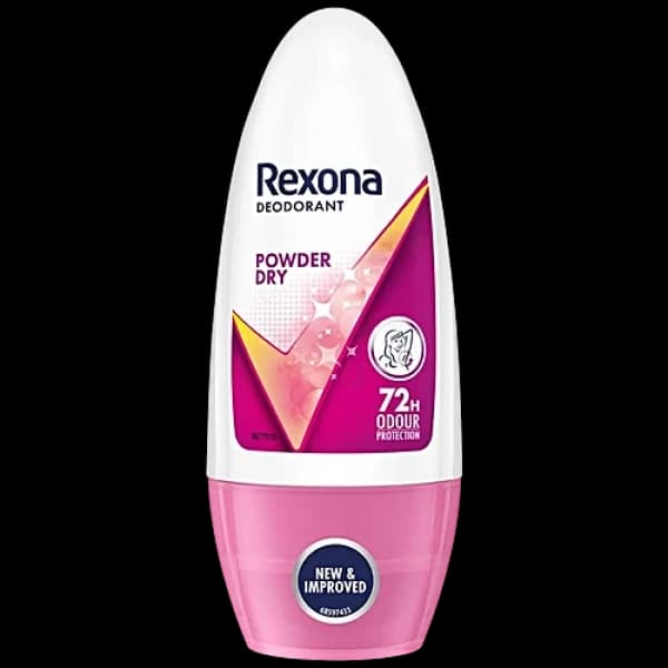Rexona-Rollon Underarm Roll On Deodorant For Women - Powder Dry / রেক্সোনা রোল-অন আন্ডারআর্ম রোল অন ডিওডোরান্ট ফর উইমেন – পাউডার ড্রাই