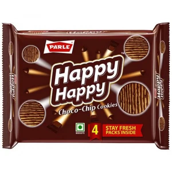 Parle Happy Happy Choco-Chip Cookies / পারলে হ্যাপি হ্যাপি চকো-চিপ কুকিজ