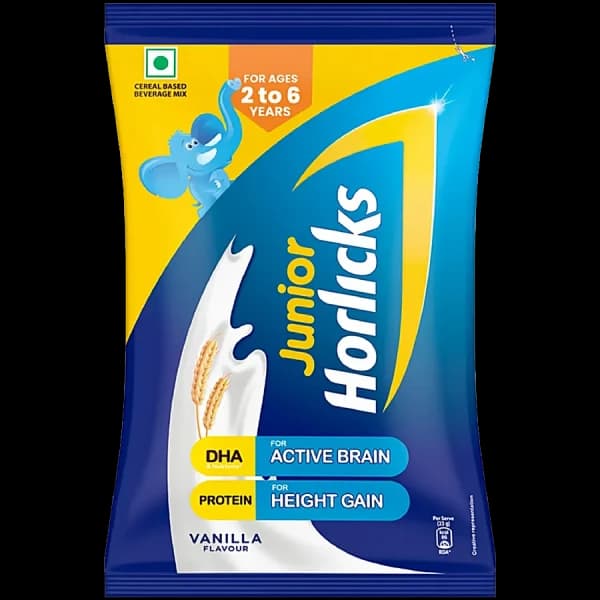 Horlicks Junior Health & Nutrition Drink Vanilla / হরলিক্স জুনিয়র হেলথ অ্যান্ড নিউট্রিশন ড্রিংক ভ্যানিলা