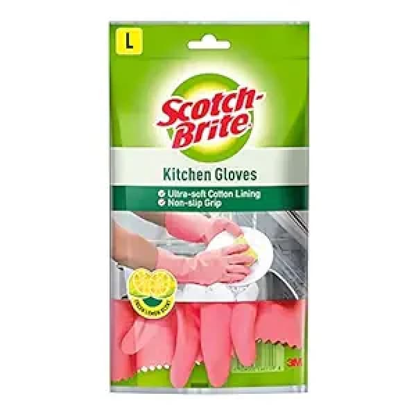 Scotch Brite Rubber Kitchen Gloves Large / স্কচ ব্রাইট রাবার কিচেন গ্লাভস বড়
