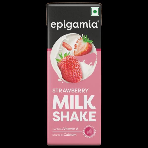 Epigamia Strawberry Milkshake / এপিগামিয়া স্ট্রবেরি মিল্কশেক
