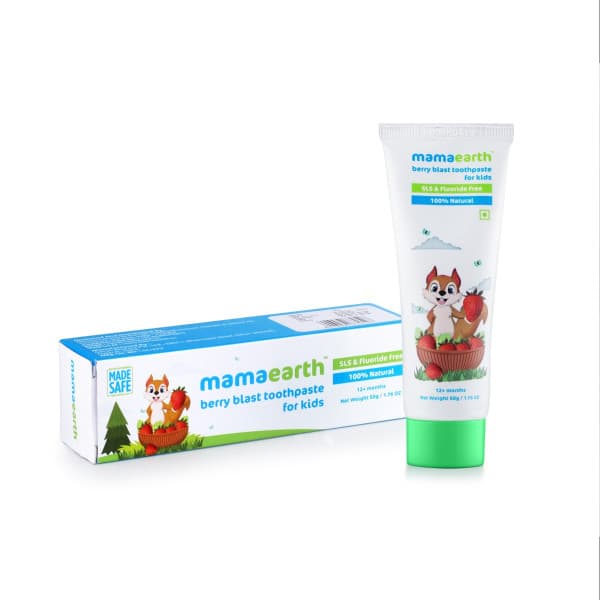 Mamaearth Berry Blast Toothpaste For Kids / মামাআর্থ বেরি ব্লাস্ট টুথপেষ্ট ফর কিডস