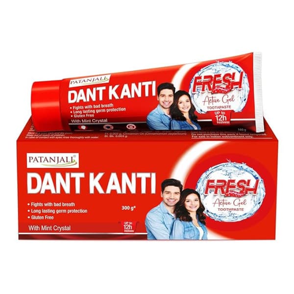 Patanjali Dant Kanti Fresh Active Gel / পতঞ্জলি দান্ত কান্তি ফ্রেশ অ্যাক্টিভ জেল