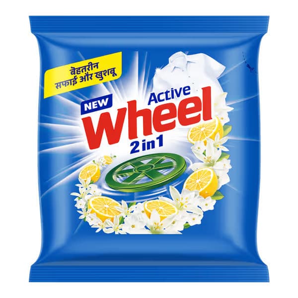 Wheel Active 2 in 1 Detergent Powder / হুইল অ্যাক্টিভ ২ ইন ১ ডিটারজেন্ট পাউডার