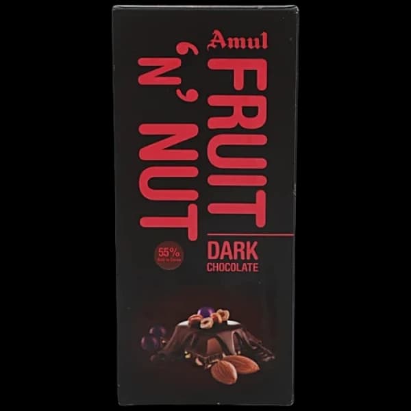 Amul Fruit 'N' Nut Dark Chocolate / আমুল ফ্রুট 'এন' নাট ডার্ক চকলেট