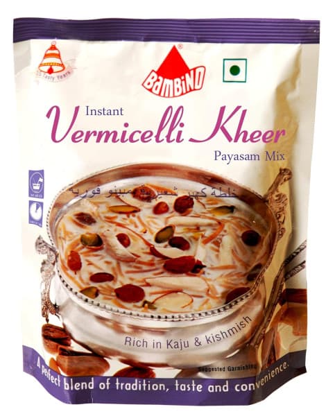 Bambino Instant Vermicelli Kheer Mix / বাম্বিনো ইন্সট্যান্ট ভার্মিসেলি ক্ষীর মিক্স