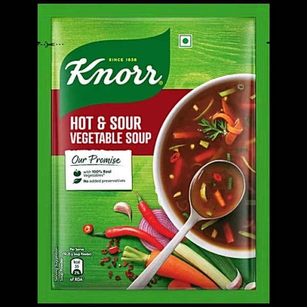 Knorr Hot & Sour Vegetable Soup / নর হট অ্যান্ড সোর ভেজিটেবল স্যুপ