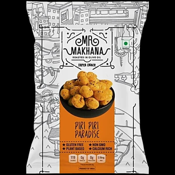 Mr Makhana Piri Piri Paradise Super Snack / মিস্টার মাখানা পিরি পিরি প্যারাডাইস সুপার স্ন্যাক