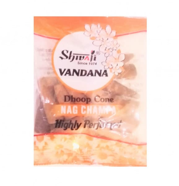 Shivaji Vandana Cone Nag Champa Fragrance Highly Perfumed /  শিবাজী বন্দনা কোন নাগ চাম্পা ফ্রাগরেন্স হাইলি পারফিউম