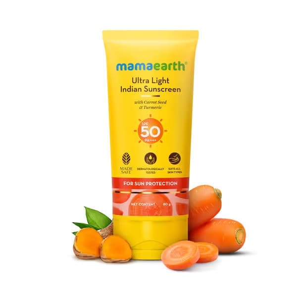 Mamaearth SPF 50 PA++++ Sun Protection Cream / মামাআর্থ  SPF 50 PA++++ সান প্রোটেকশন ক্রিম