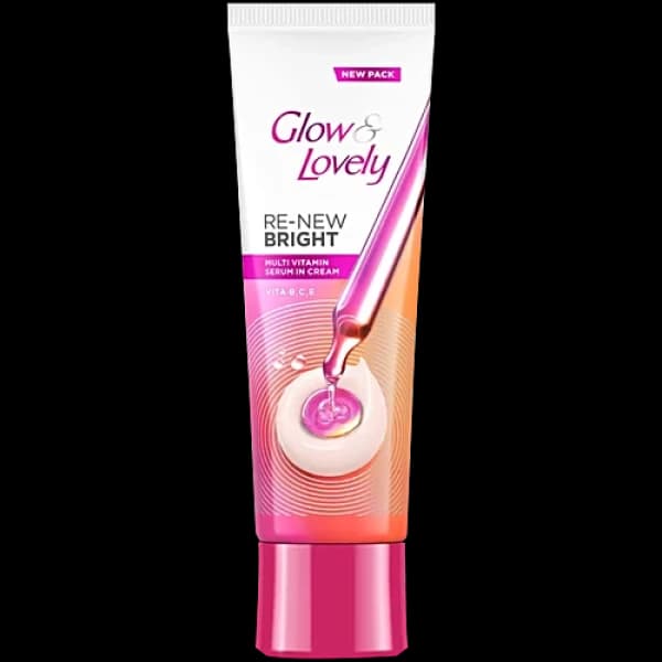 Glow & Lovely Re-New Bright Advanced Multi Vitamin Face Cream / গ্লো অ্যান্ড লাভলি রি-নিউ ব্রাইট অ্যাডভান্সড মাল্টি ভিটামিন ফেস ক্রিম