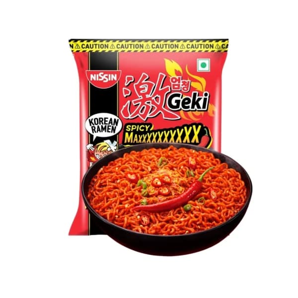 Nissin Korean Spicy Maxxxxxxxx Instant Noodles / নিসিন কোরিয়ান স্পাইসি ম্যাক্সএক্স