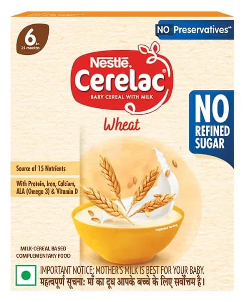 Nestle Cerelac Wheat (6 Months to 24) / নেস্টলে সেরেলাক বেবি সিরিয়াল হুইট