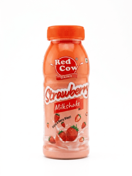 Red Cow Strawberry Milkshake / রেড কাউ স্ট্রবেরি মিল্কশেক