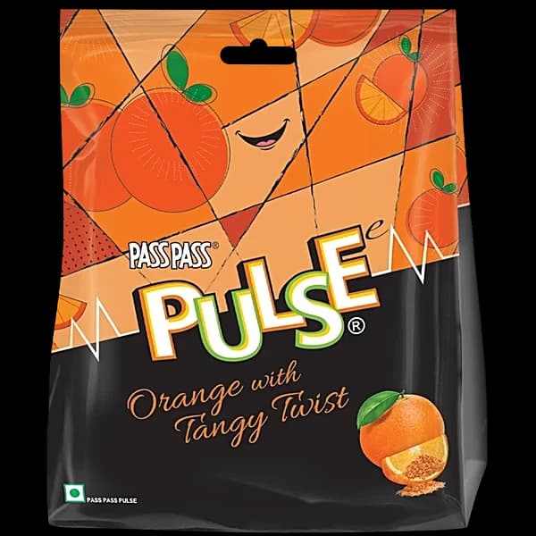 Pulse Orange Tangy Twist Candy / পালস অরেঞ্জ ট্যাঙ্গি টুইস্ট ক্যান্ডি
