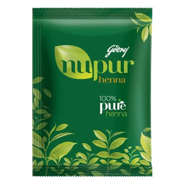 Godrej Nupur 100% Pure Henna Powder for Hair Colour / গোদরেজ নূপুর ১০০% বিশুদ্ধ হেনা পাউডার (চুলে রং করার জন্য)