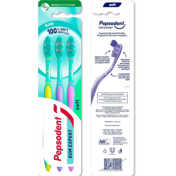 Pepsodent Gum Expert Tooth Brush Buy 2 get 1 Free / পেপসোডেন্ট গাম এক্সপার্ট টুথব্রাশ – ২টি কিনলে ১টি ফ্রি
