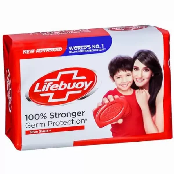 Lifebuoy Total Soap, 100% Stronger Germ Protection, Silver Shield Formula /  লাইফবয় টোটাল সোপ ১০০% স্ট্রংগার জার্ম প্রটেকশন