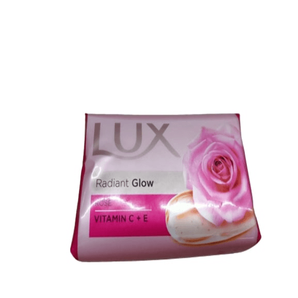 Lux Radiant Glow Rose Vitamin C + E Soap (লাক্স রেডিয়েন্ট গ্লো রোজ ভিটামিন সি + ই সাবান)