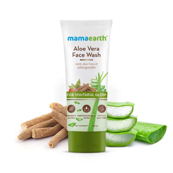 Mamaearth Aloe Vera Face Wash / মামাআর্থ অ্যালোভেরা ফেস ওয়াশ