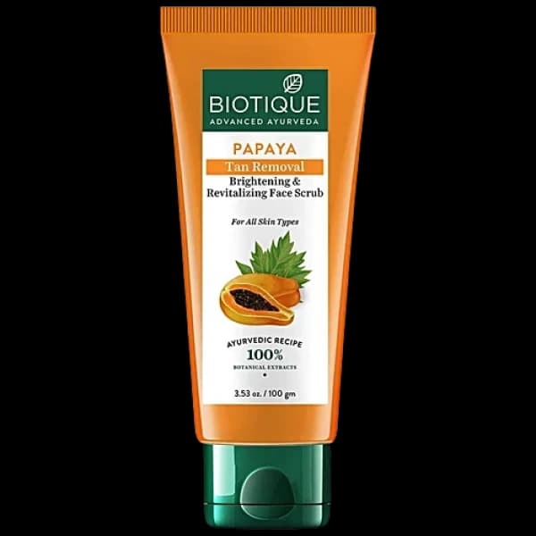 Biotique Papaya Tan Removal Face Scrub / বায়োটিক পাপায়া ট্যান রিমুভাল ফেস স্ক্রাব