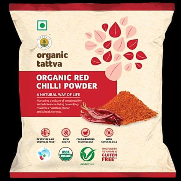 Organic Tattva Red Chili Powder / অর্গানিক তৎবা লাল মরিচ গুঁড়ো