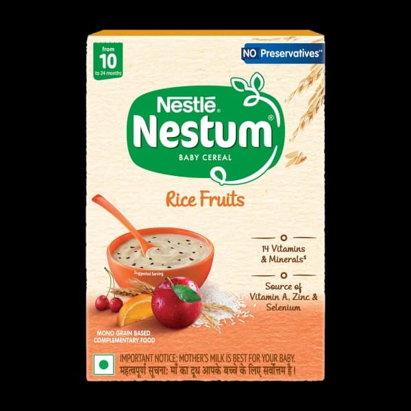 Nestle Nestum Stage 3 Infant Cereals Rice Fruits 10 to 24 Months / নেসলে নেস্টাম স্টেজ ৩ ইনফ্যান্ট সিরিয়াল রাইস ফ্রুট