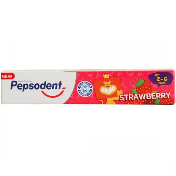 Pepsodent Kids 2-6 Years Strawberry Toothpaste / পেপসোডেন্ট কিডস 2-6 বছরের স্ট্রবেরি টুথপেস্ট