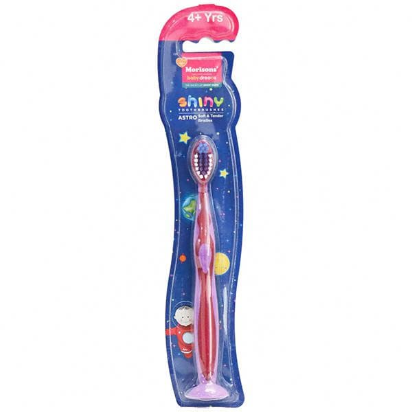 Morisons Shiny Astro Soft & Tender Bristles Tooth Brush for 4+ Years / মরিসন্স শাইনি অ্যাস্ট্রো সফট ও টেন্ডার ব্রিসলস টুথব্রাশ (৪+ বছর)