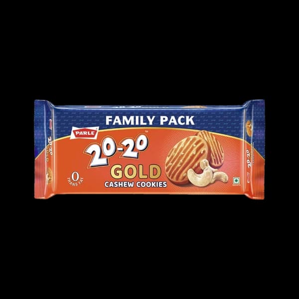 Parle 20-20 Gold Cashew Almond Cookies / পার্লে 20-20 গোল্ড কাজু আলমন্ড কুকিজ